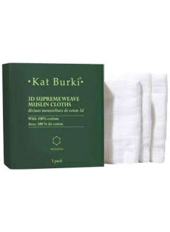Kat Burki 3D SUPREME WEAVE MUSLIN CLOTHS 3 piece - Image 1
